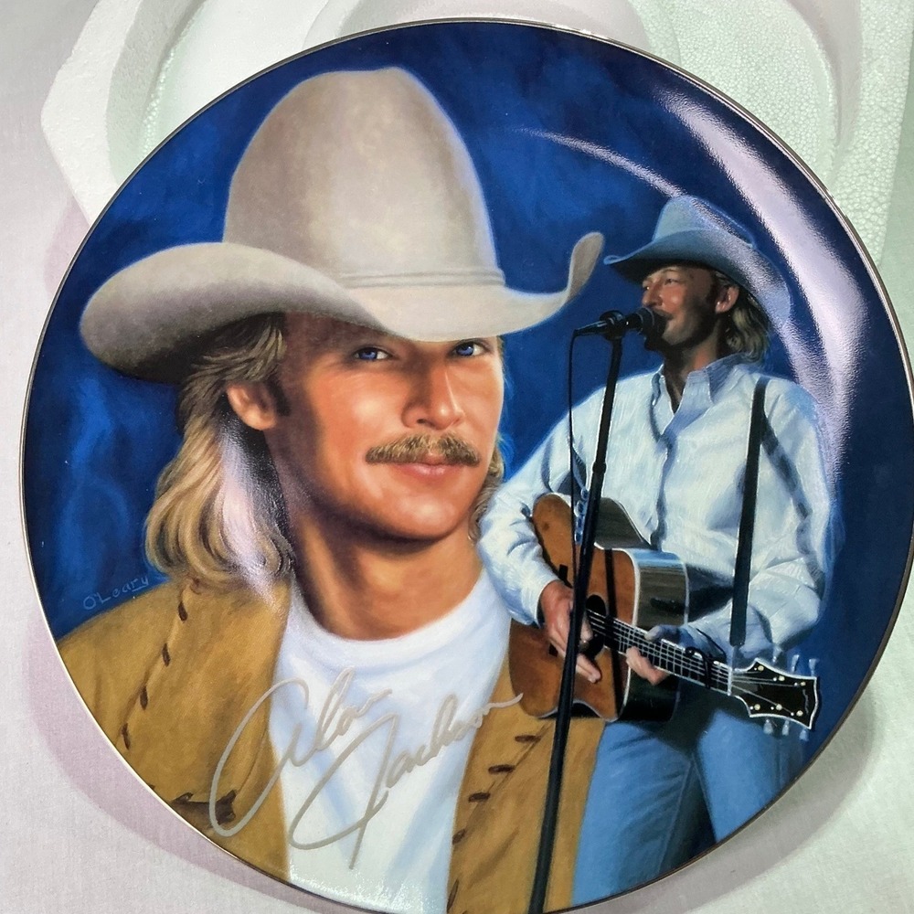 Alan Jackson Everything I Love Collector‎ Plate Bradford Exchange 1998 COA NIB